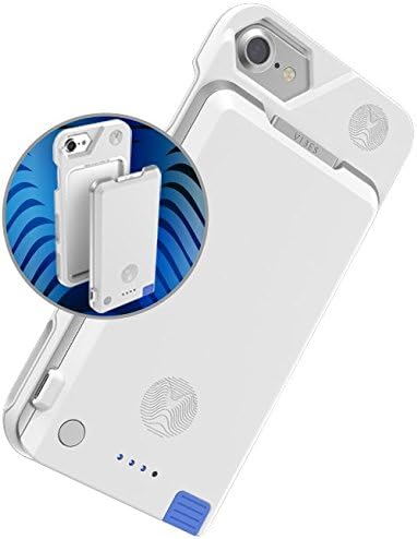 iPhone 6+ / 6s+ / 7+ / 8+ Battery Case with Removable Battery Pack for iPhone 6 Plus / 6s Plus / 7 Plus / 8 Plus by Vibes Modular (White)