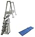 CONFER 6000B Heavy Duty Aboveground In-Pool Swimming Pool Ladder 48