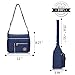 Messenger Bag,Multi Pocket Crossbody Bag,ZYSUN Designer Purses and Shoulder Handbags for Women and Girls(601N,blue)