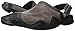 Crocs Men's Swift Water Leather CLG Fisherman Sandal, Espresso/Black, 9 M US