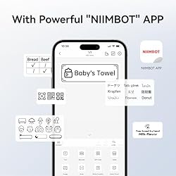 NIIMBOT B1 Label Maker with Tapes,2 Inch Portable