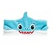 CozyPhones Kids Headphones Volume Limited with Ultra-Thin Speakers & Super Soft Fleece Headband – Perfect Toddlers & Children’s Earphones for Home, School & Travel – Blue Sharkthumb 1