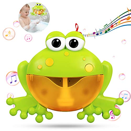 Refasy Bubble Toy for Kids 2-4 Year Old,Bathtub Bubble Toys for Kid Automatic Bubble Maker Bath Bubble Toys for Children Age 8-12 Bathtub Bubble Machine Toys for Kid Best Birthday Gifts for Boy Green - Thumbnail 7
