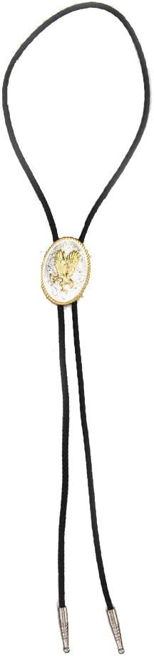 M & F Western Men's Flying Eagle Bolo Tie Black One Size
