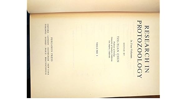 Research In Protozoology Volume 1 Tze Tuan Editor Chen - 