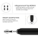 Stylus Pen for Apple iPad, XIRON Active Capacitive Rechargeable iPad Pencil Stylus Digital Pen iPens with 4pcs 2mm Replaceable Fine Point Rubber Tips for Apple iPad/iPad Pro/iPhone (iPens X1)