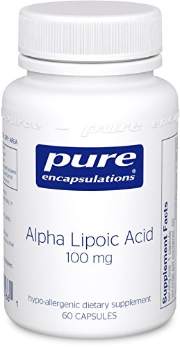 Pure Encapsulations - Alpha Lipoic Acid 100 mg - Hypoallergenic Water- and Lipid-Soluble Antioxidant Supplement - 60 Capsules