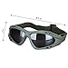 Viriber Motorcycle Goggles Bike Goggles UV Protective Outdoor Glasses Dust-proof Protective Combat Goggles Military Sunglasses Outdoor Tactical Goggles