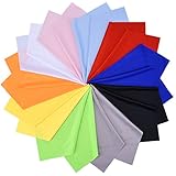 Mudder Microfiber Cleaning Cloths for Glasses, LCD Screens, Lenses, Camera, Cell Phone and Tablets (20 Pieces, 10 Colors)
