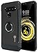 CoverON Ring Holder Kickstand and Magnetic Plate Magna Series for LG V50 ThinQ Case (5G 2019), Black