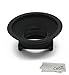 CEARI Universal Rubber Eyecup Eyepiece Viewfinder for Nikon D3000 D3100 D3200 D300 D300s D200 D90 D80 D70 D70s D60 D40 D40X DSLR Camera + CEARI Clean Cloth