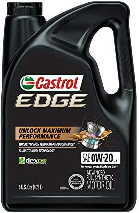 Castrol 60016 EDGE 0W-20 Aceite de motor concretamente sintético, avanzado, Avanzado Sintético Completo