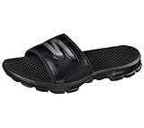 Skechers Go Walk 3 Drift Mens Slide Sandals Black 9