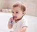 Farber Baby | Toddler Toothbrush (4 Pack) - Extra Soft Bristles, BPA Free, Soothing Teething Nub Ring Handle, 0-2 Years (Blue/Green)