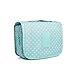 Huluwa Toiletry Bag Multifunction Cosmetic Bag Portable Makeup Pouch Waterproof Travel Hanging Organizer Bag for Women Girls, Green