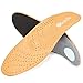 BLUZELLE Genuine Leather Insoles with Arch Support, Breathable Comfort Shoe Insert for Relief + Strengthening, Size:11-11.5 US Women / 10-10.5 US Menthumb 1