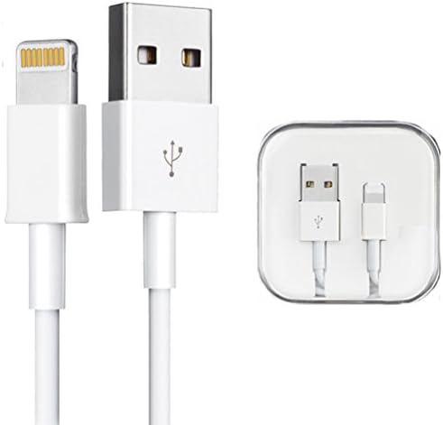 Lightning Cable 3FT iPhone 8pin Data Sync USB Charge Cord Charging for iPhone 7/ 7 Plus / 6s / 6 plus / 6s plus / 5 / 5s / 5c / iPad mini / Air - White