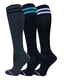 Ladies 3 Pair Pack Compression Socks Size 9-11 (Athletic)