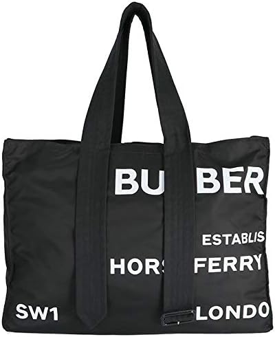 Amazon Co Jp Burberry バーバリー ベルトディテール ホースフェリープリント ナイロントートバッグ メンズ トートバッグ 並行輸入品 Shoes Bags