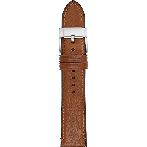 Fossil Estate 22mm Leather and Silicone Watch Strap
