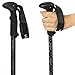 Vive Anti Shock Trekking Poles (Pair) - Collapsible Hiking Sticks - Ultralight Antishock Trek Walking Staff - Rubber Ice Snow Tip - Running, Walking Cane for Men, Women - Backpack and Camping Gear
