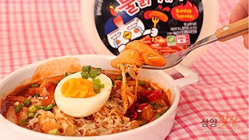 SAMYANG HOT CHICKEN TTEOKBOKKI BULDAK RICE BOWL NOODLES 185G