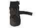 Winter Paw Protector Dog Boots Waterproof Soft Sole and Nonslip Set of 4 Color Black Size Medium