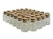 Shxstore 5ml Small Mini Glass Bottles Sample Jars with Cork Stoppers for Art Crafts 22mm x 30mm, Pack of 40