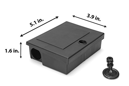 Vectortrap B101 Mouse Bait Station Trap X Five (5) Packs - Made in Europe - Mice Poison, Mouse trap, Mouse Bait Box Vectortrap B101 Mouse Bait Station Trap X Five (5) Packs - Made in Europe - Mice Poison, Mouse trap, Mouse Bait Box