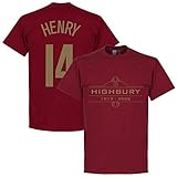 RE-TAKE(リテイク) アーセナル Highbury Tシャツ No.14 アンリ(チリレッド) CHILLI-PNN-4870P (インポートL)