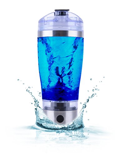 7LMIXX Ultimate Stainless Steel Electric Shaker Blender Bottle Vortex Mixer, USB Rechargeable, BPA-free & Leak-proof Protein Powder, Cocktail Blender - 1 Bottle