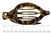 Parcelona French Wide Beak Celluloid Large Side Slide Hair Clips Volume Strong Hold No Slip Grip Girls Hair Claw Clips for Women Durable Styling Paris Hair Accessories, Made In France (Light Shell)