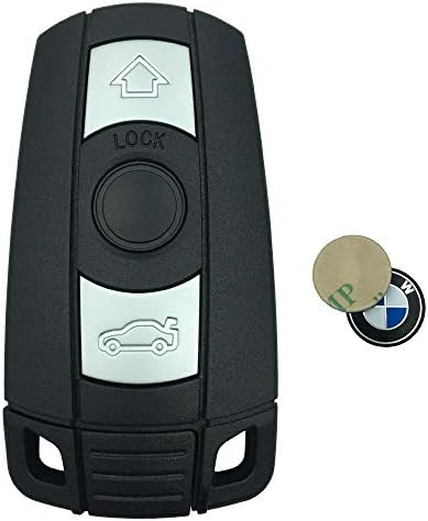 Replacement Keyless Entry Smart Remote Control Key Fob Cover for BMW 3 5 Series BMW X5 BMW X6 BMW Z4 Key Fob case