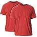 Gildan Men's G2000 Ultra Cotton Adult T-Shirt, 2-Pack, red, Large