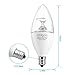 Holigoo 3.5W LED Candle Light Bulb, 5000K E12 Candelabra Bulb, 300Lm Candle Lamps Equivalent 40W Incandescent Lamp, 260 Degree Beam Angle for Chandeliers, Dining Room and Supermarket(6 Pack)