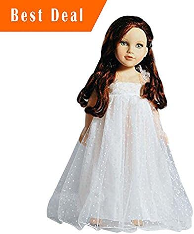 Doll Dress For 18 Inch American Dolls White Lace Skirt For 18 inch Girl Doll clothes Present