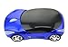 Welltop Wireless Mouse Computer Mice Car-shaped Game Mice 2.4Ghz Optical Mouse for pc Laptop Computer (Blue)