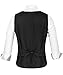 Hasuit Mens Formal Slim Fit Sleeveless Business Dress Suit Button Down Vests
