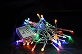 Karlling Battery Operated Multicolor 40 LED Fairy Light String Wedding Party Xmas Christmas Decorations(Multicolor)