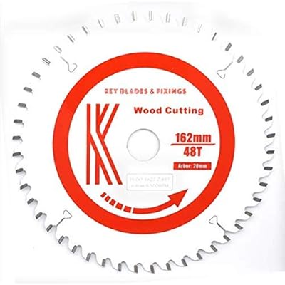48 Tanden Zaagblad Teflon Coating 3203 Lames Et Fixations Pour Clé 162 Mm X 20 Mm X 1,8 Mm 48T Mafell 162mm Zaagblad