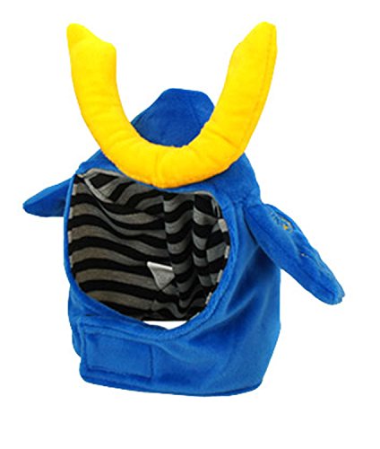 iDog Heroes 'Why Are You Laughing?' Samurai Helmet Dog Snood