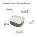 Houzer Porcela White Porcelain Enamel Steel Kitchen Sink: 17 Inch Undermount Single Bowl Sink, Durable & Versatile, Essential for Home and Apartment: PCB-1750 WH
