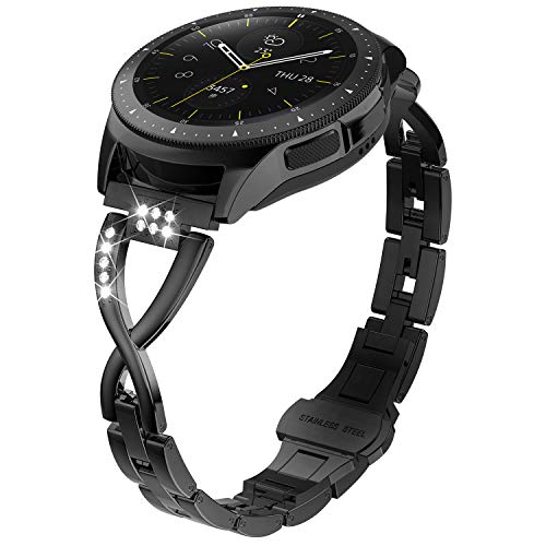 ایگرد | قیمت و خرید Ownaco Kompatible mit Samsung Galaxy Watch Active2  Armband/Galaxy Watch Active 2 40mm/44mm Armband, 20mm Metall Mailänder  Edelstahl Rose Gold Ersatzarmband Zubehör Ersatzband Band Uhrenarmband