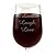 Personalized Wine Glass Engraved with Your Custom Text