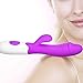 Celltral Portable 30-Speed Vibrating Silicone Waterproof Vibrator Dual Vibration Home Personal Fitness Massage