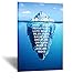 KREATIVE ARTS - Canvas Quotes Wall Art Success Inspiration Motivation Iceberg Poster Stretched Gallery Wraps Giclee Print Ready to Hang for Office and Home Decor 24x36inch