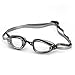 MP Michael Phelps K180+ Goggle Clear Lens Black/Silver, Competition Swim Goggles, Made In Italy