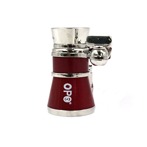 Opera Glasses Compact Binoculars for Theater Horse Racing Classical Lady Gift 3X25 Red with Silver Removeable Handle
