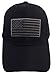 USA Flag Patch Tactical Style Mesh Trucker Baseball Cap Hat Black