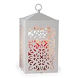 Candle Warmers Etc. Scroll Candle Warmer Lantern, White
